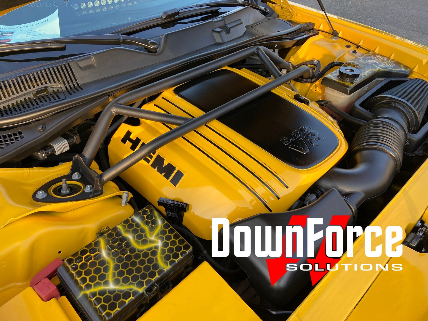 2011-2023 Downforce Solutions 2-Point Front Strut Brace Dodge Charger/Challenger