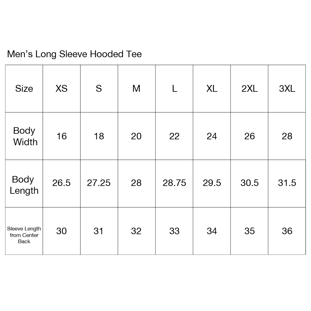 Mens Long Sleeve Hooded T-Shirt - Jeep® Atomic Side