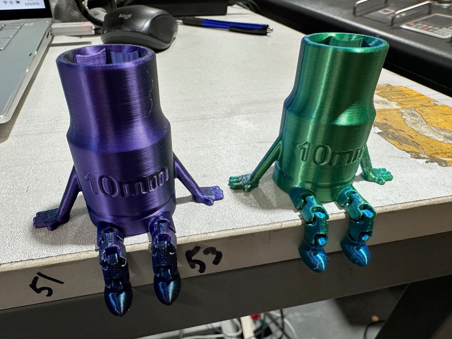 3D Printed 10mm Socket