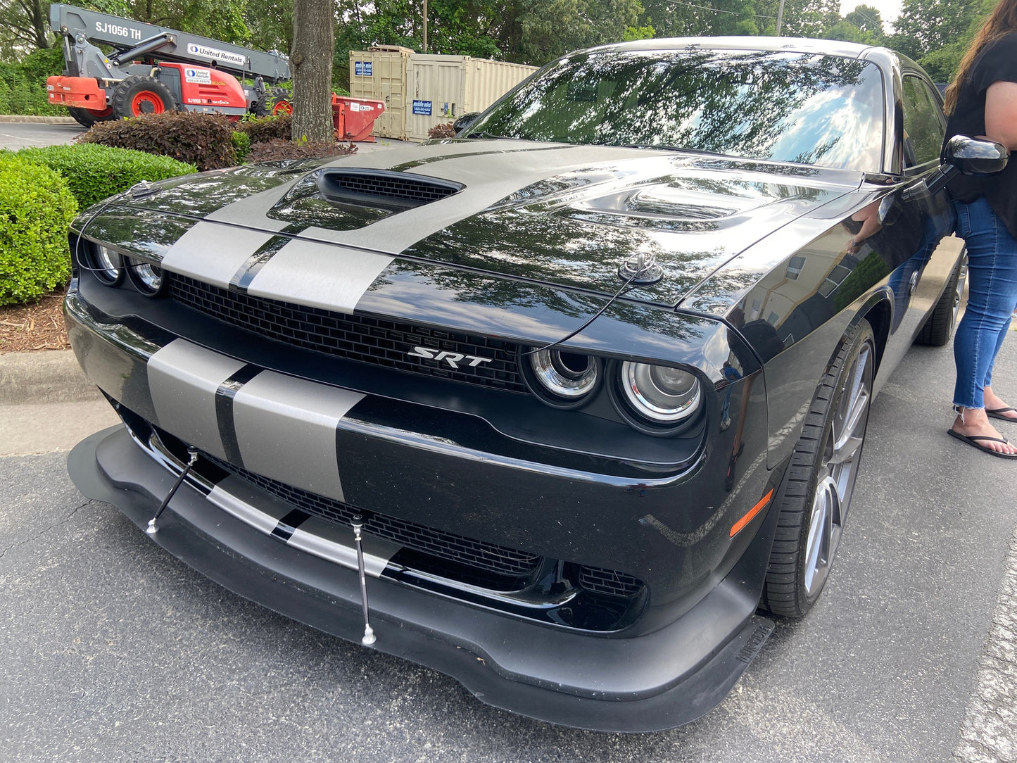 2015-2023 Challenger Hellcat Front Splitter