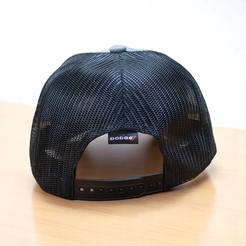 Hat - Dodge SRT Hellcat SnapBack Trucker (Heather Grey/Black)