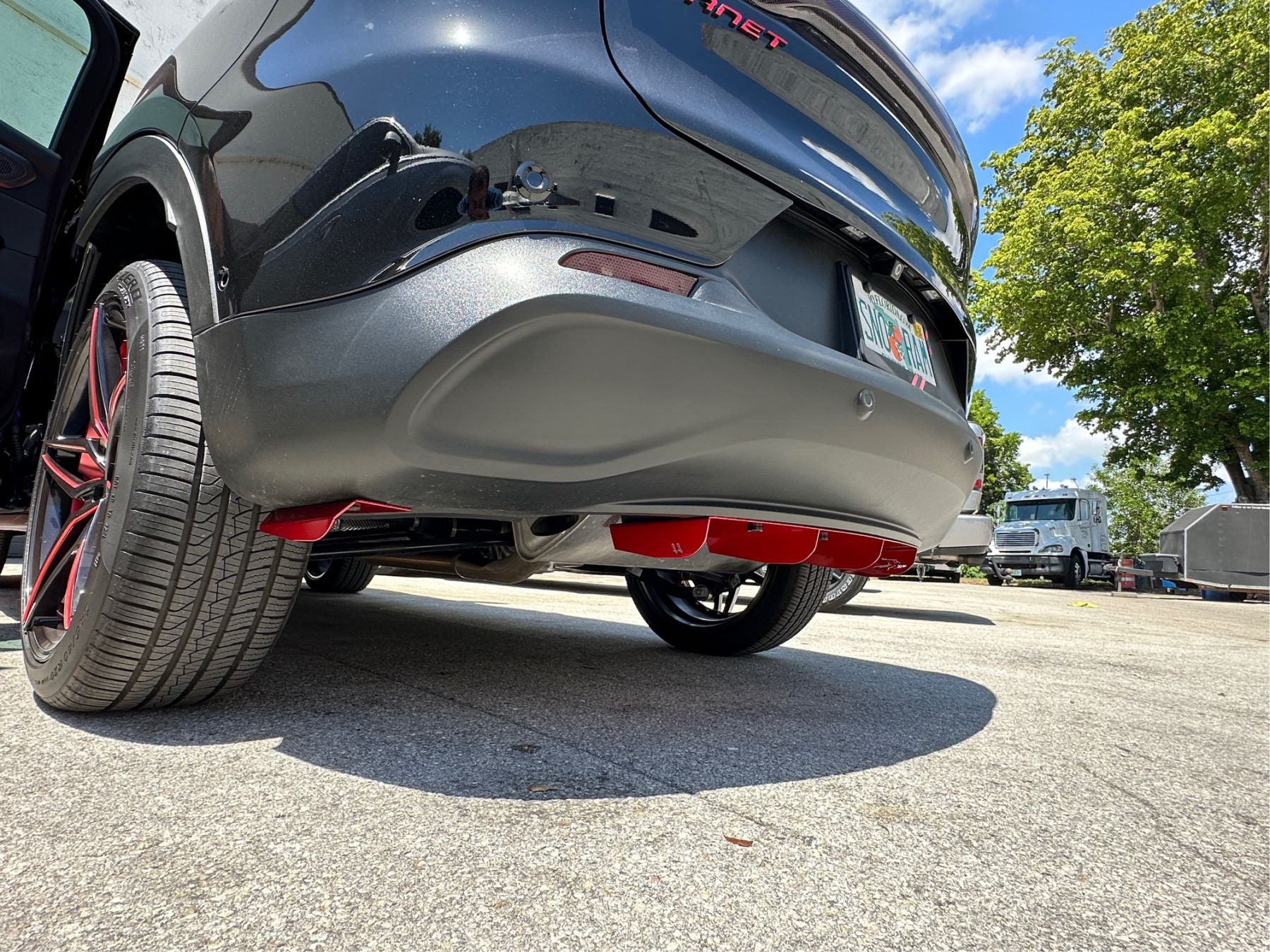 2023-2025 Dodge Hornet Rear Side Splitter – Downforce Solutions