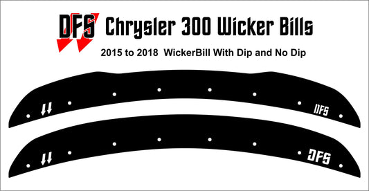 2015-2022 Chrysler 300s WickerBill