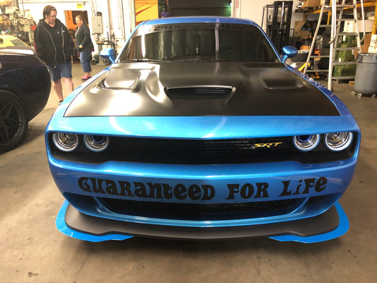 2015-2022 Hellcat, Scatpack Widebody and RedEye Challenger Front Half Splitters