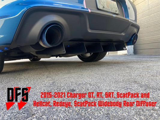 2015-2022 Dodge Charger Rear Diffuser