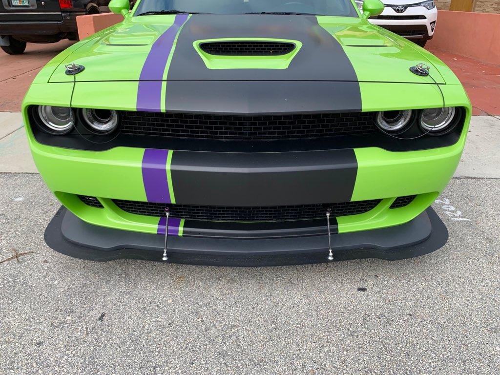 2015-2023 Challenger Hellcat Front Splitter