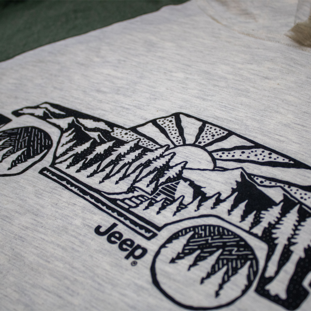 Mens Long Sleeve Hooded T-Shirt - Jeep® Atomic Side