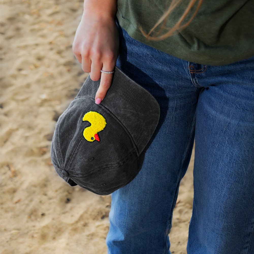 Hat - Jeep Chino Twill Ponytail with Chenille Duck Patch