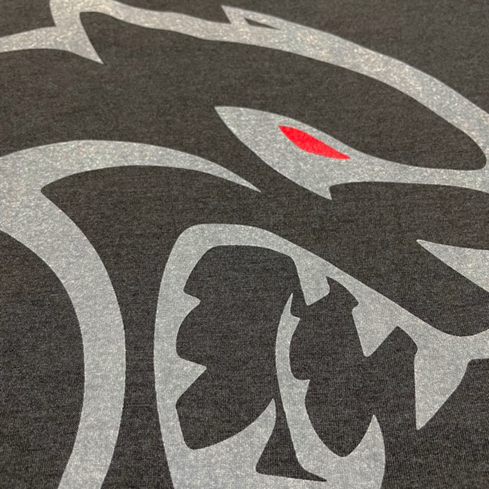Mens Dodge SRT Hellcat REDEYE T-shirt - Heather Black Triblend
