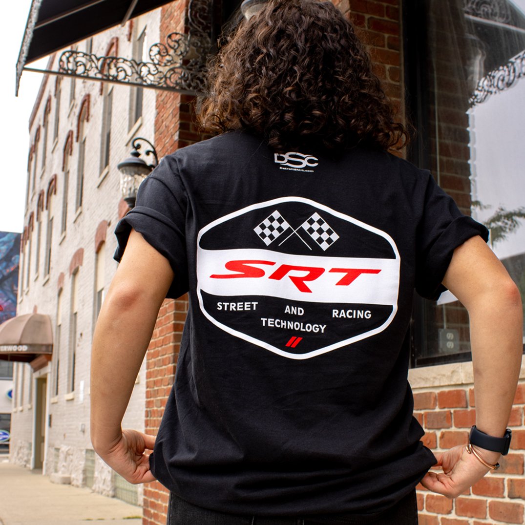 Mens T-Shirt SRT Flags (Black)