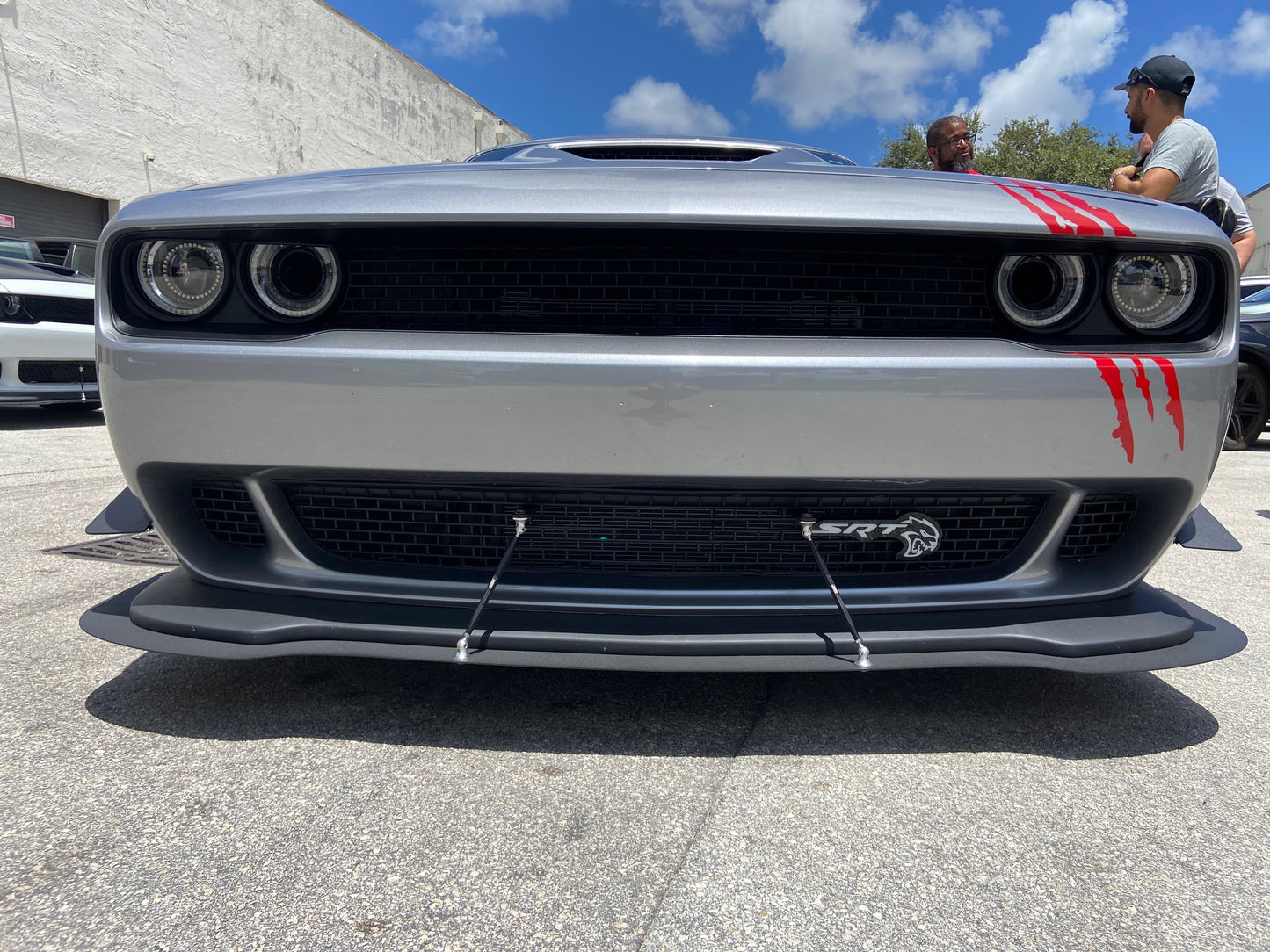 2015-2023 Challenger Hellcat Front Splitter