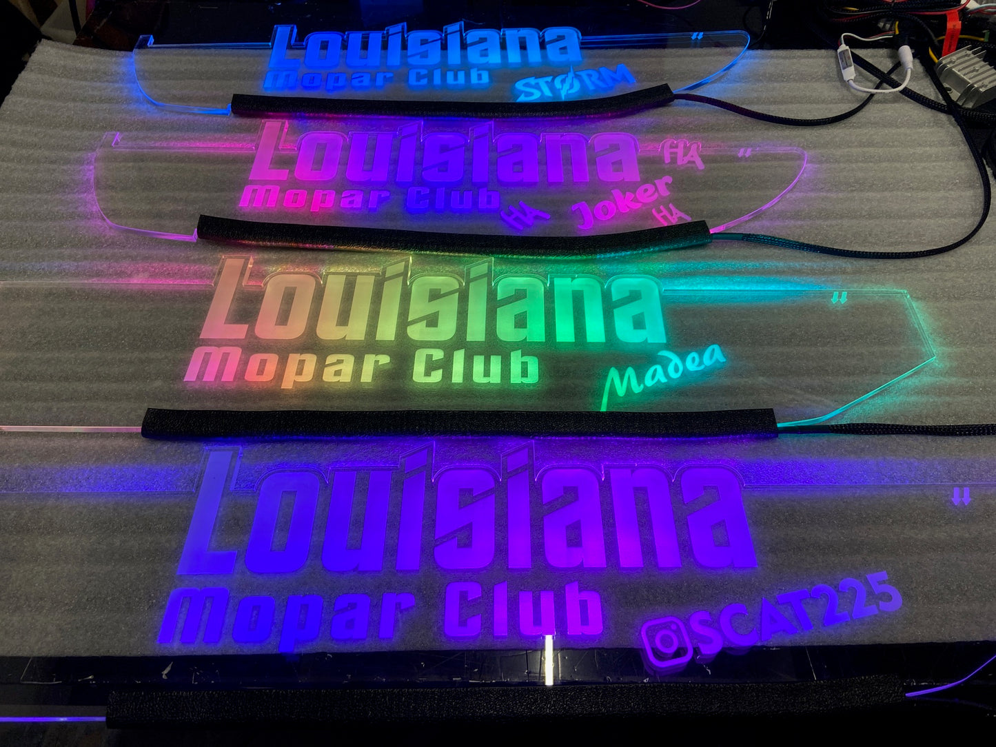 Front Windshield LED Banner