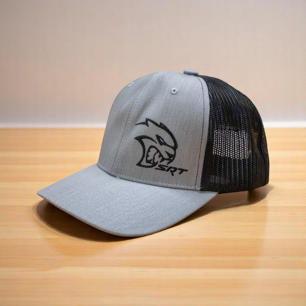 Hat - Dodge SRT Hellcat SnapBack Trucker (Heather Grey/Black)
