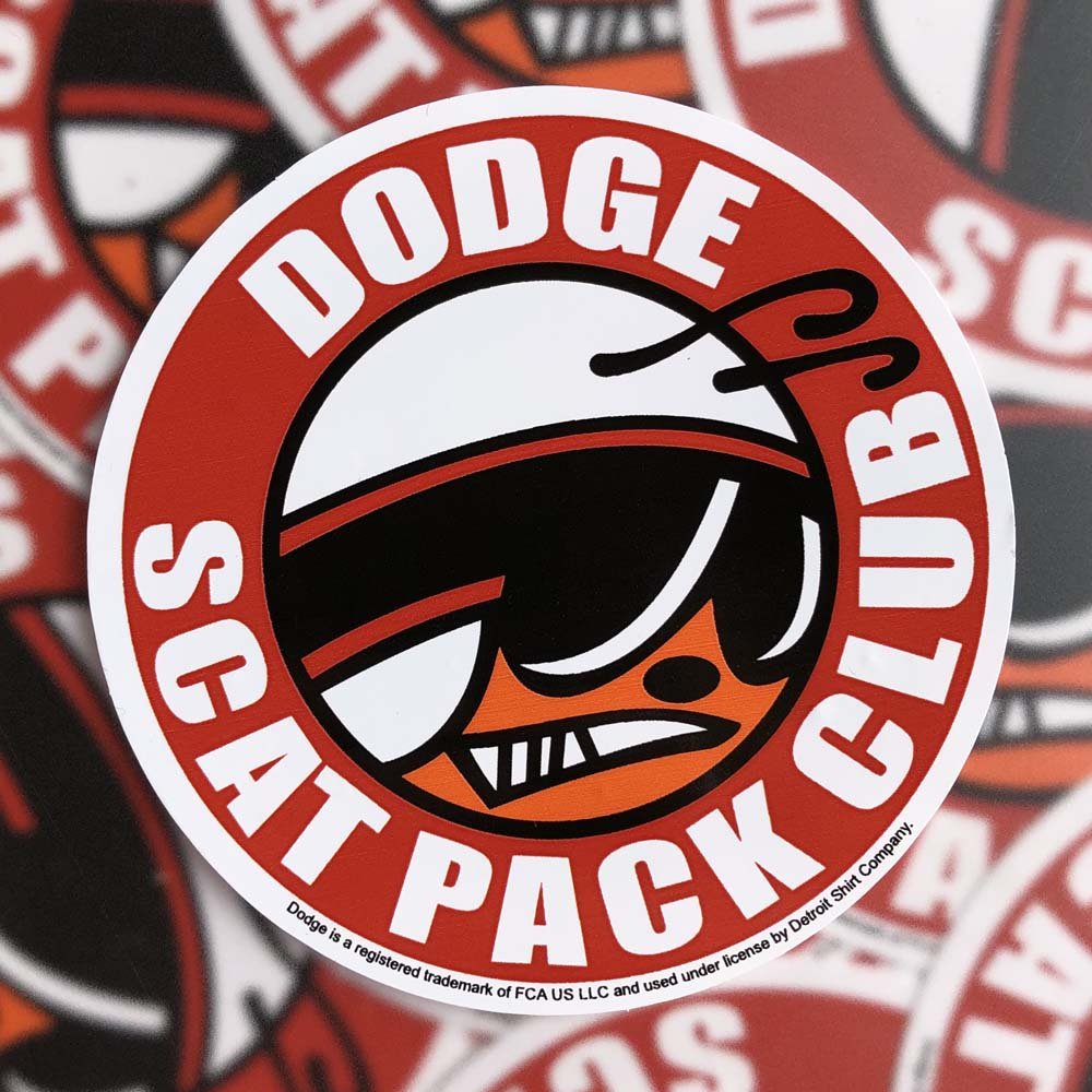 Sticker - Dodge Scat Pack Club – Downforce Solutions