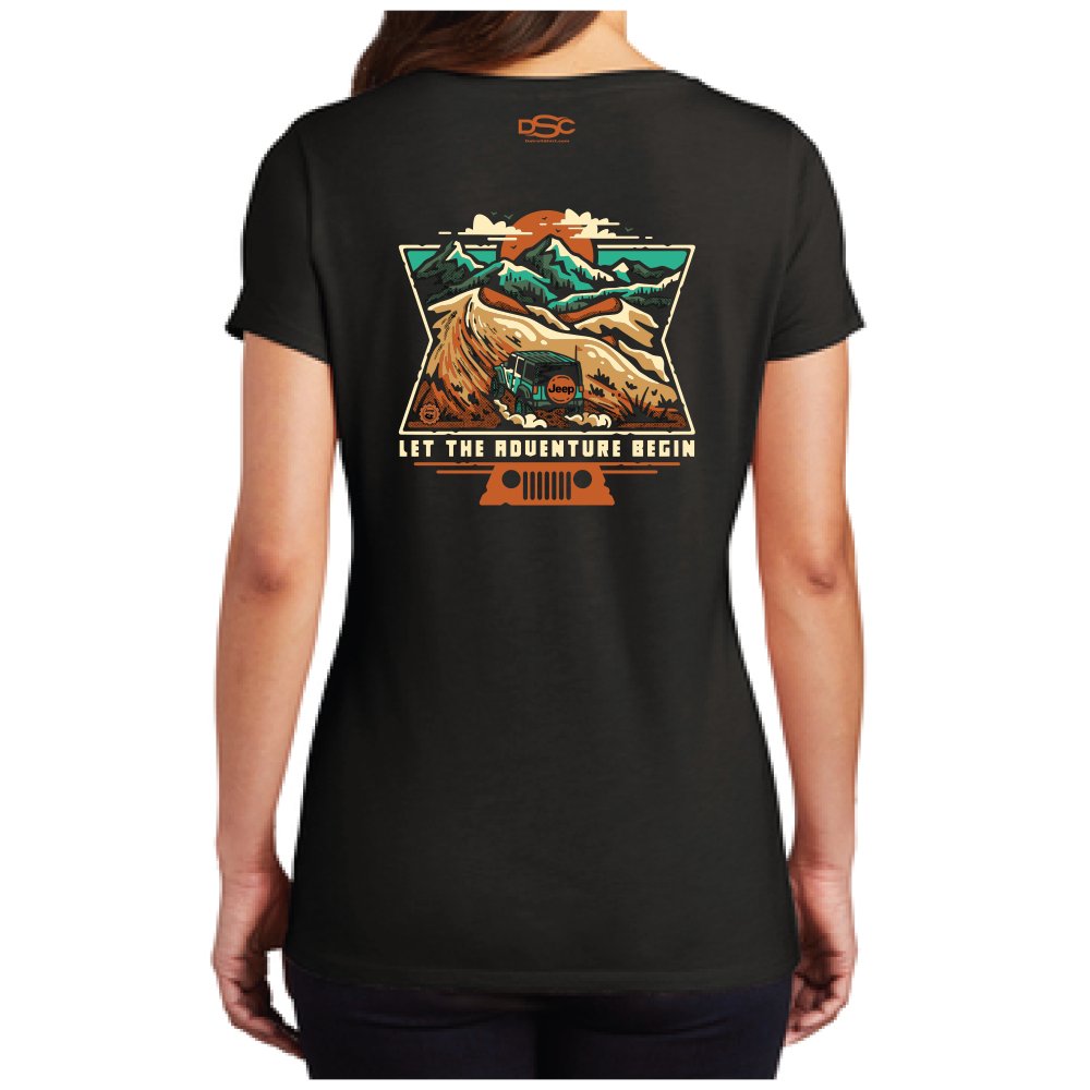 Ladies V-Neck - Jeep® Dunes
