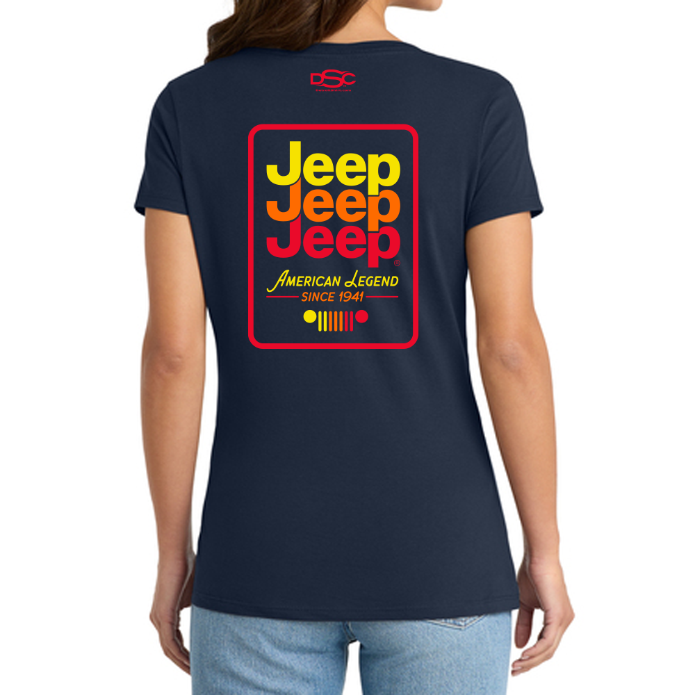 Ladies V-Neck - Jeep® Echo