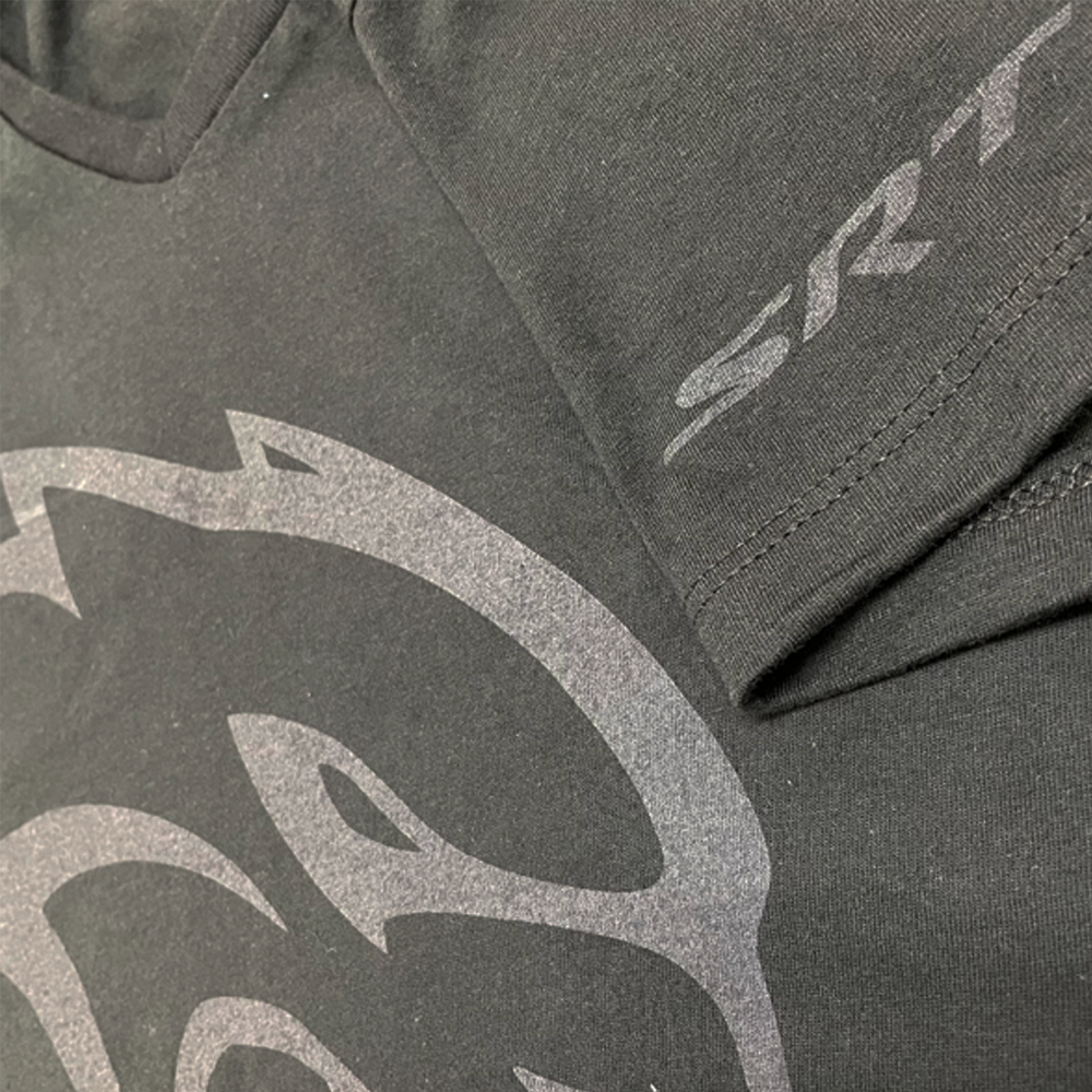 Ladies V-Neck - Dodge SRT Hellcat Blackout