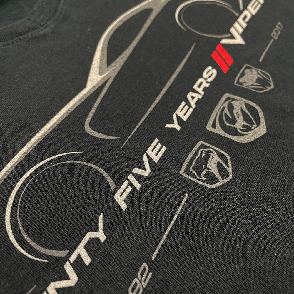 Ladies V-Neck - Dodge Viper 25 Years