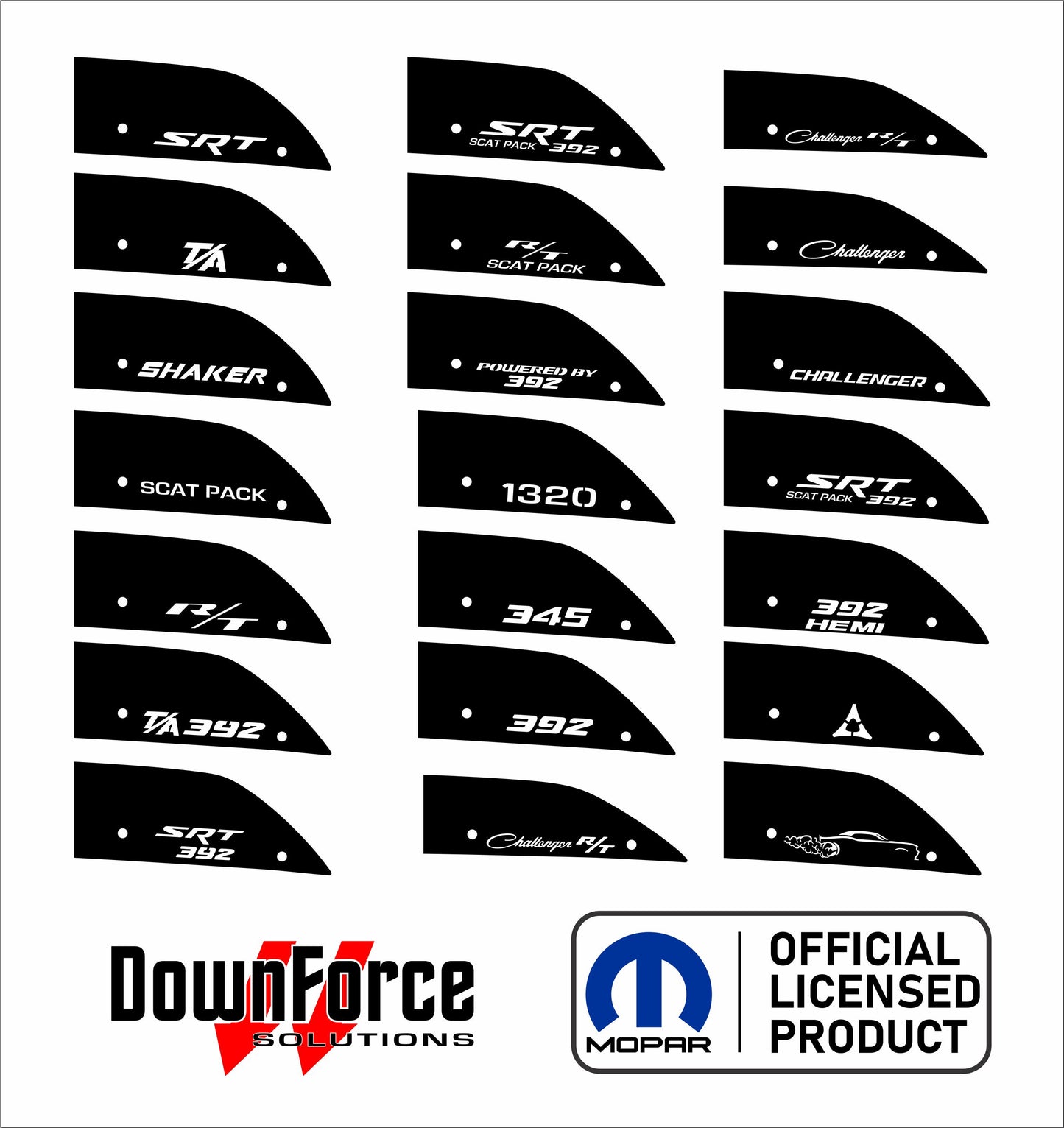 2011-2023 Dodge Challenger Side Splitters