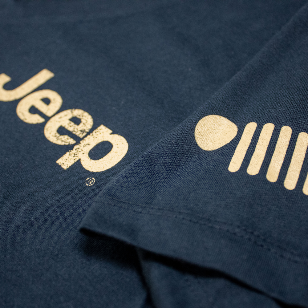 Ladies V-Neck Jeep® Freedom to Roam - Navy Blue