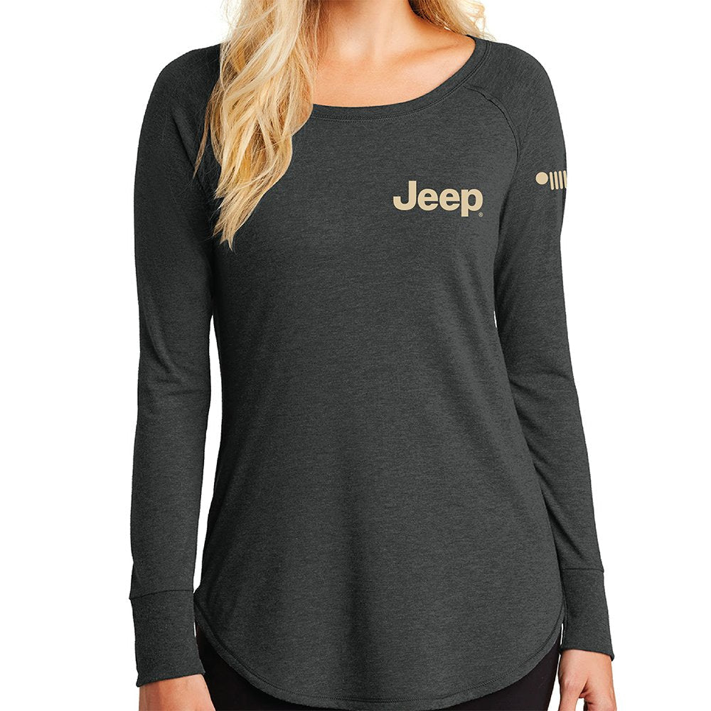 Ladies Long Sleeve Tunic T-shirt  - Jeep® For All Life's Adventures