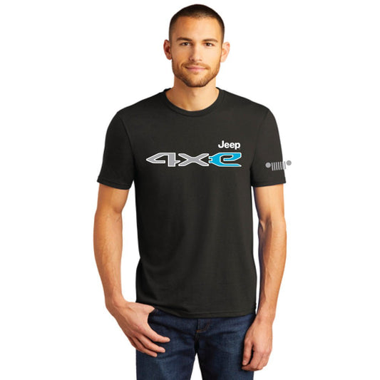 Mens Jeep® 4xE T-Shirt - Black Tri-blend - FINAL SALE