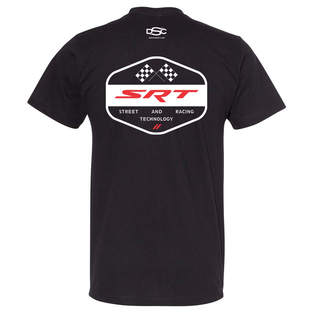 Mens T-Shirt SRT Flags (Black)