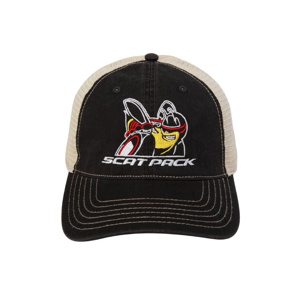 Hat - Dodge Scat Pack SnapBack - Black/Stone