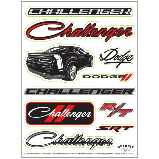 Sticker - Dodge Challenger - Sheet