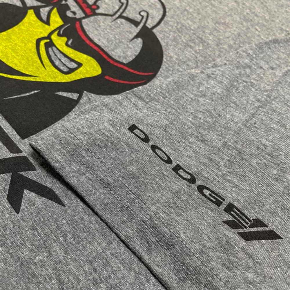 Ladies V-Neck Dodge Scat Pack - Heather Grey