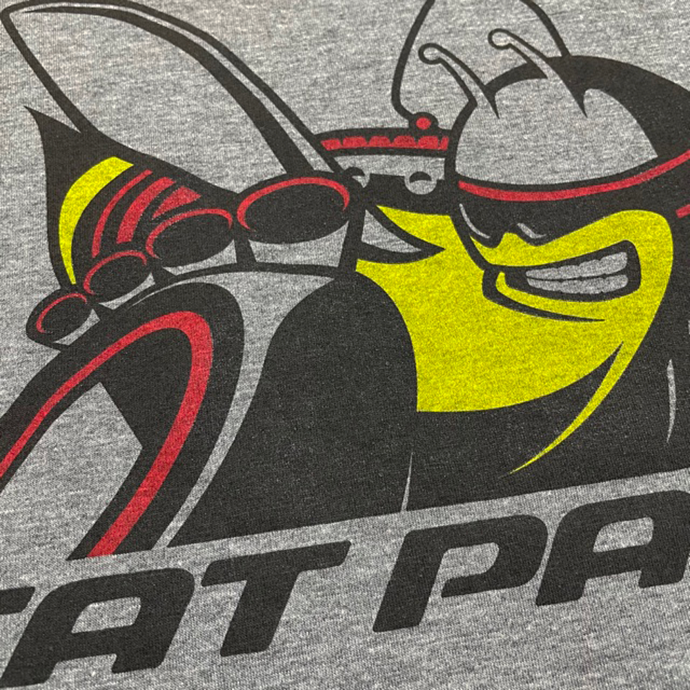 Ladies V-Neck Dodge Scat Pack - Heather Grey